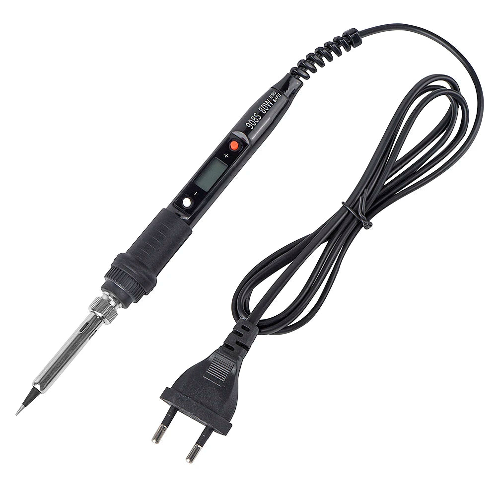 JCD Electric Soldering Iron 80W LCD Digital Display Adjustable Temperature Soldering Iron Tips 220V/110V Welding Solder Tools