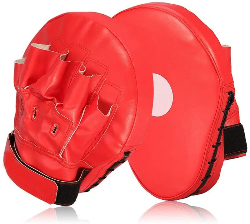 1/2pcs Curved Boxing Bag Boxing Equipment Focus Punching Bags For Taekwondo Muay Thai Karate Adults Kids PU Training Paws Pads