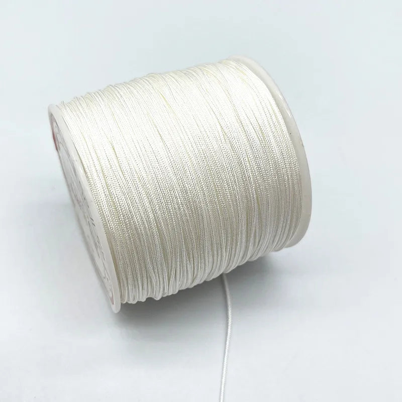 100M/Roll 0.8mm Nylon Cord Thread Chinese Knot Macrame Cord Bracelet Braided String DIY Tassels Beading Shamballa String Thread