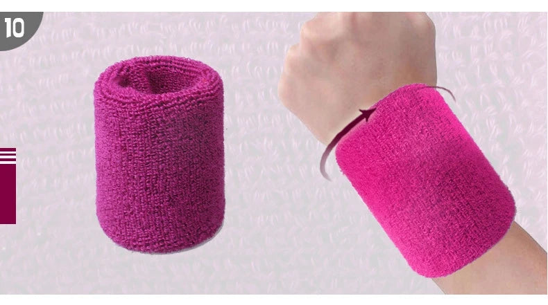 2Pcs Sport Wristbands + 1Pcs Headband Towel Sweatband Set For Yoga Basketball Tennis Fitness Run Head Band Wrist Brace Protector