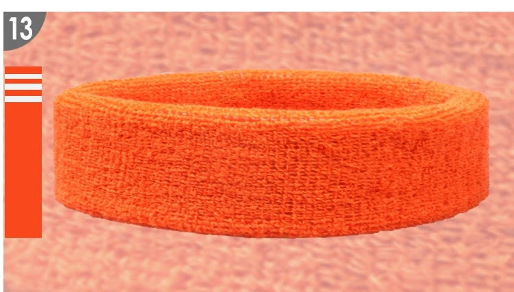 2Pcs Sport Wristbands + 1Pcs Headband Towel Sweatband Set For Yoga Basketball Tennis Fitness Run Head Band Wrist Brace Protector