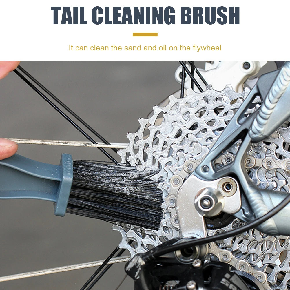 Plastic Bicycle Chain Cleaner Brushes MTB Mountain Bike Machine Washer Brush Scrubber Cycling Riding Cleaning Maintenance Tools