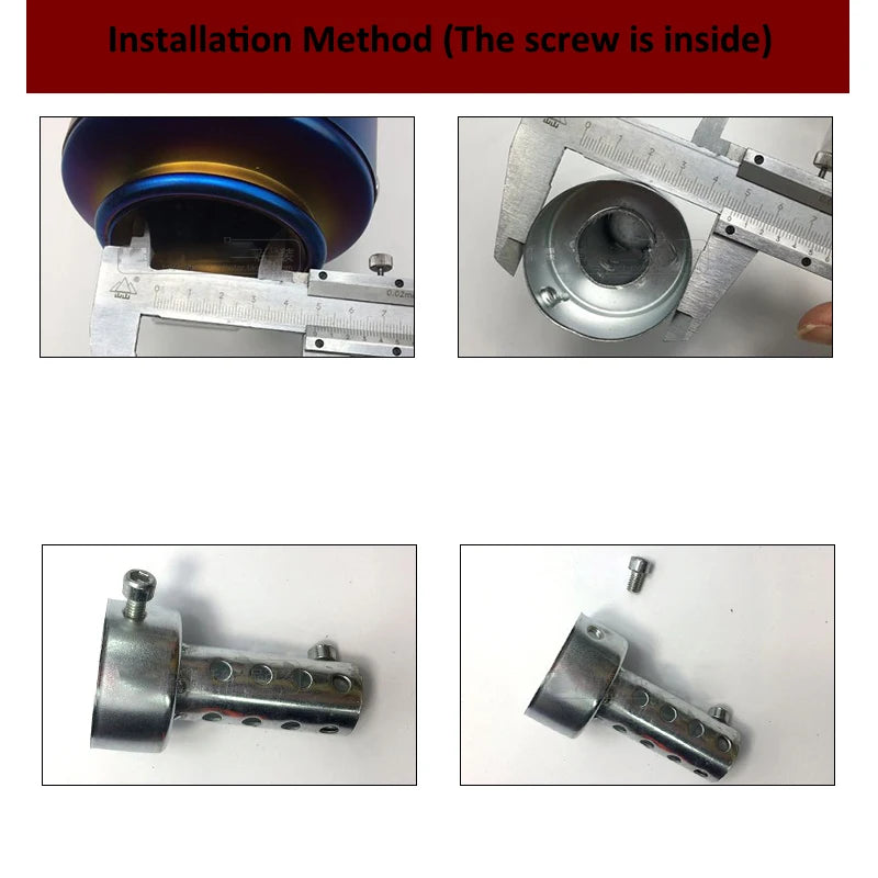 35mm 42mm 45mm 48mm 60mm DB  Killer Universal Motorcycle Exhaust Can Muffler Insert Baffle DB Killer Silencer Stainless Steel