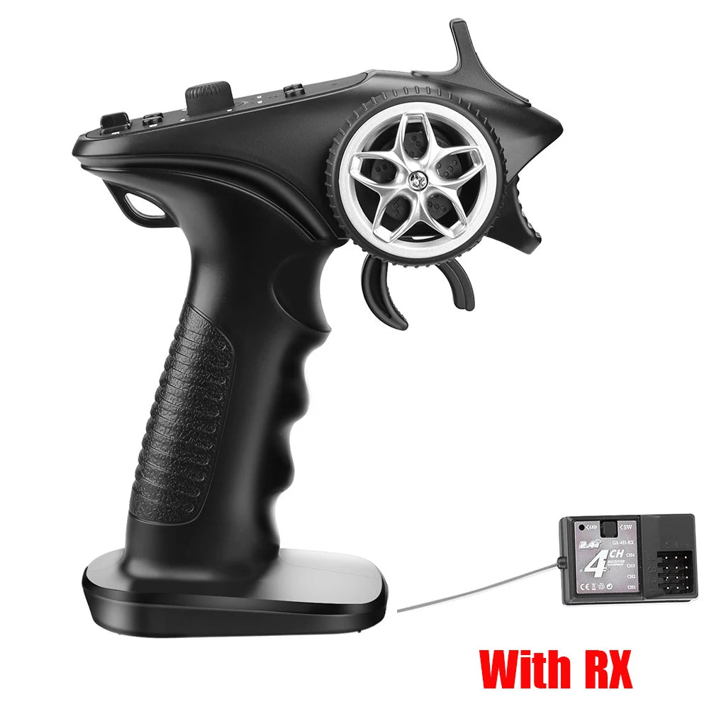 GA-4H-TX TX4 2.4GHz 4CH Radio System Transmitter Controller Remote Control w/ Receiver For RC Car Boat PK TG3 FS-GT3B