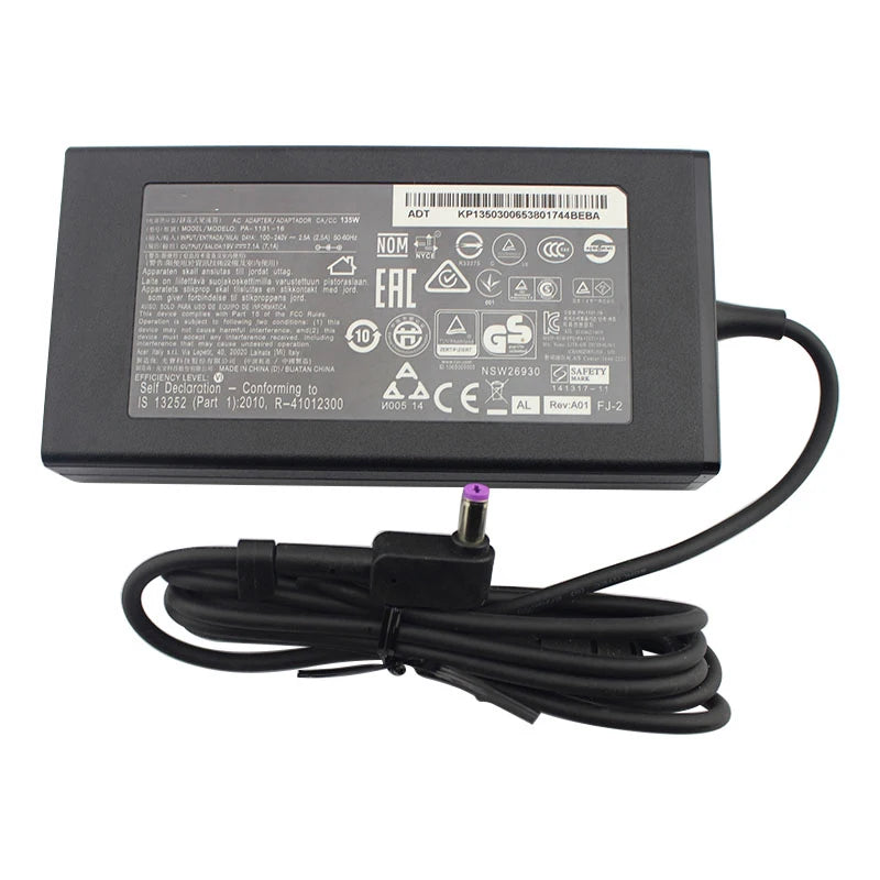 19V 7.1A 135W 5.5*1.7MM Laptop AC Adapter Charger For ACER Aspire V17 Nitro 5 np515-52 pa-1131-16 ADP-135KB VX5 VN7-792G-59CL