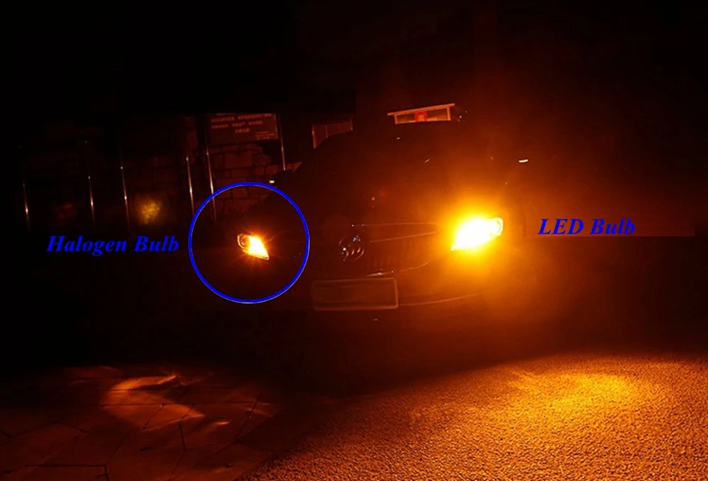 2Pcs P21W LED P21/5W Led Bulbs 1157 BAY15D PY21W BAU15S 1156 BA15S R5W Super Bright Car Brake Light Auto Backup Reverse Lamp 12V