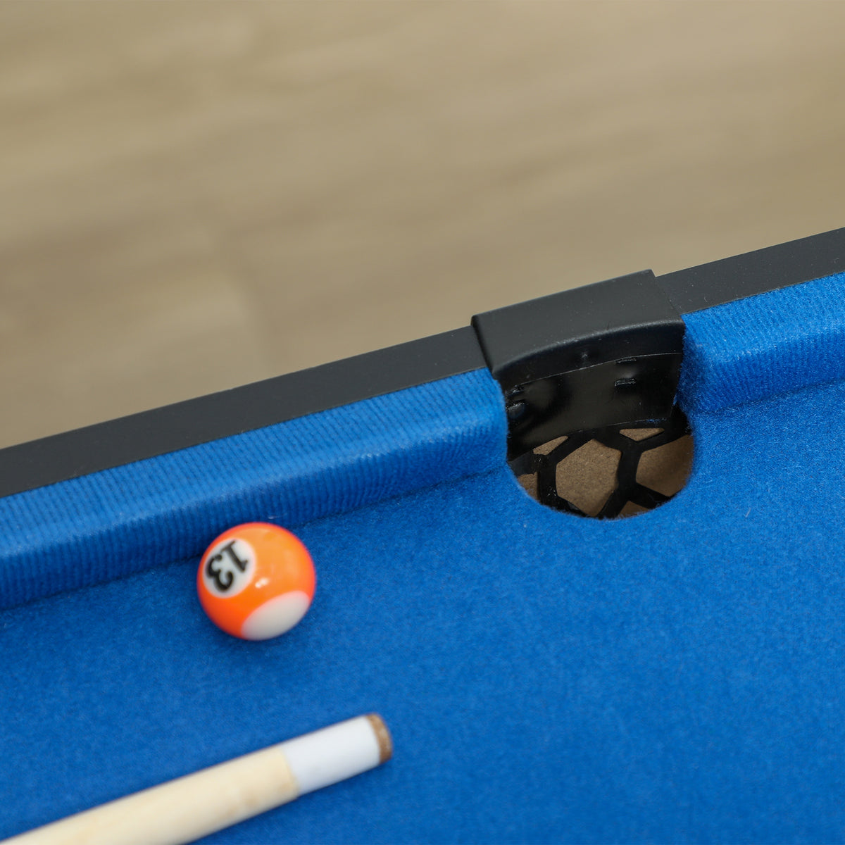 SPORTNOW 5-in-1 Multi Games Table, with Mini Pool, Table Tennis, Basketball, Hockey, Archery, Blue