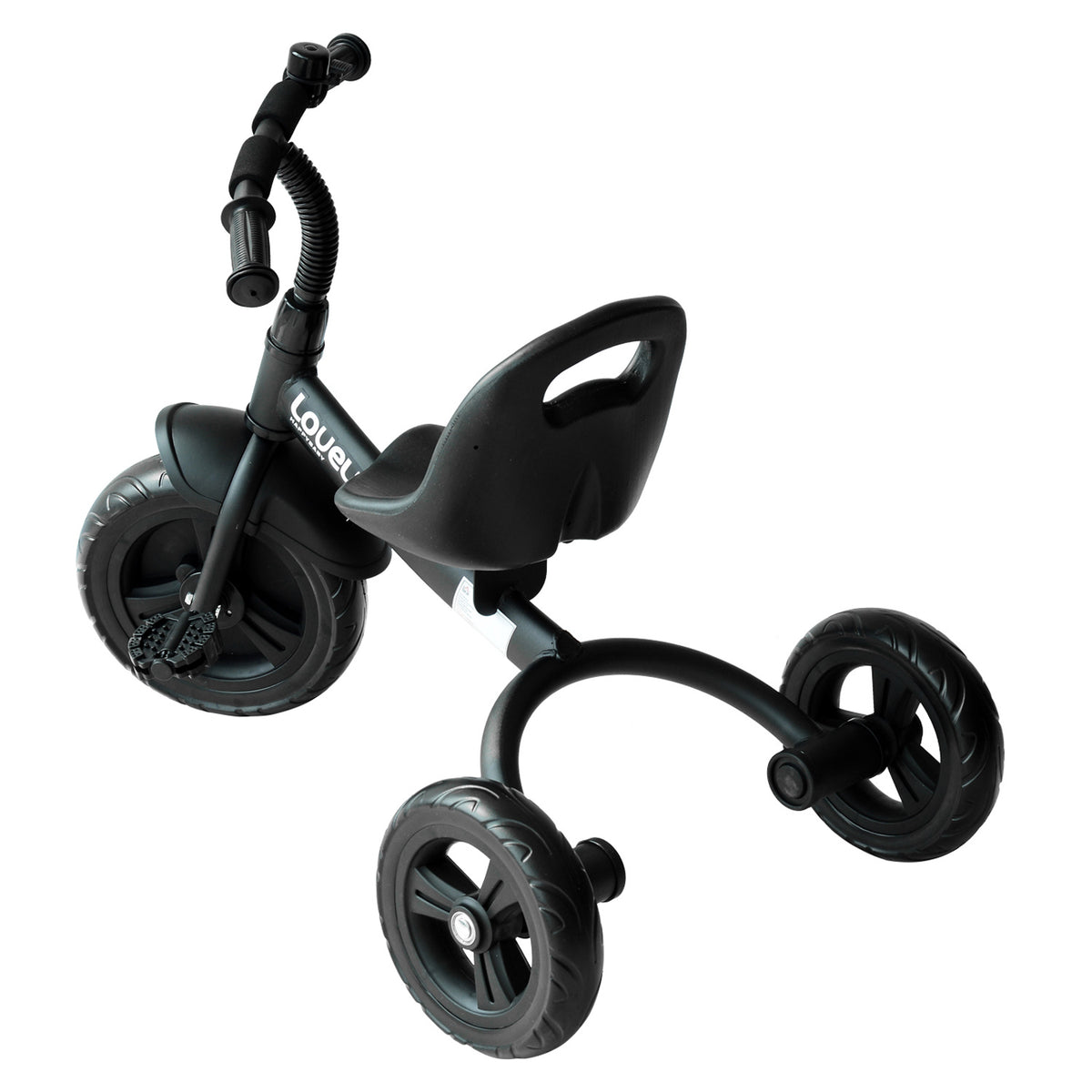 HOMCOM Baby Trike, Toddler Tricycle with Adjustable Seat, Children Ride on Toys 3 Wheels Bike with Bell for Kids 1.5-4 Years, Black
