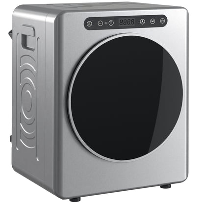 HOMCOM 5 kg Compact 40-60℃  Tumble Dryer - Silver Tone