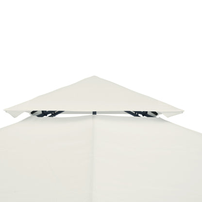 Outsunny 3 x 3 m Replacement Gazebo Canopy - Cream White