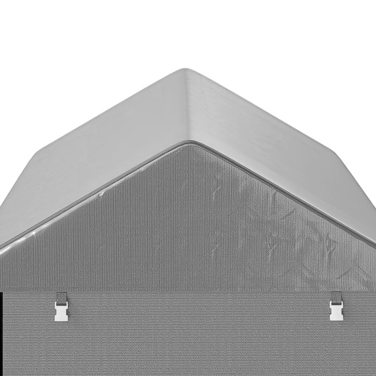 Outsunny 179 x 120cm Temporary Garden Shed, with Accessories - Light Grey