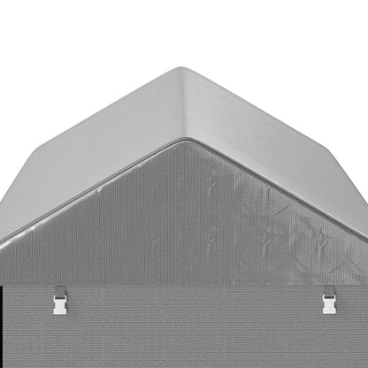 Outsunny 179 x 120cm Temporary Garden Shed, with Accessories - Light Grey
