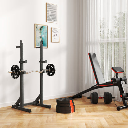 SPORTNOW Weight Plates Set, with Two 10kg and Two 5kg weights, Black