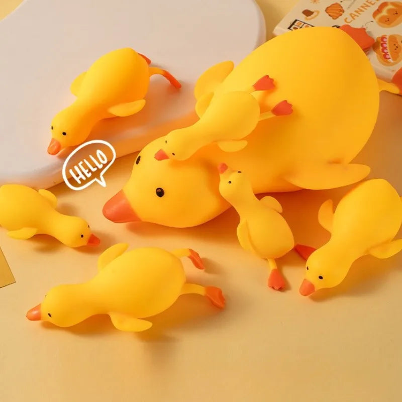 Cute Goose and Duck Antistress Squishy Fidgets Toys – Decompression Stretch Toys for Kids & Adults, Best Gift for Friends