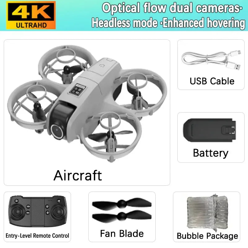 YP6 Mini Drone 8K Aerial HD Camera Drone 5G WIFI Record Large Screen Remote Control Intelligent Obstacle Avoidance Aerial Drone