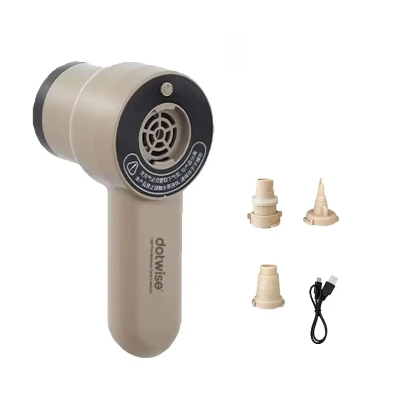 DOTWISE Mini Electric Air Pump Brushless Motor Wireless Air Compressor High Flow Small Air Mattres Kayak Paddle Outdoor Air Pump