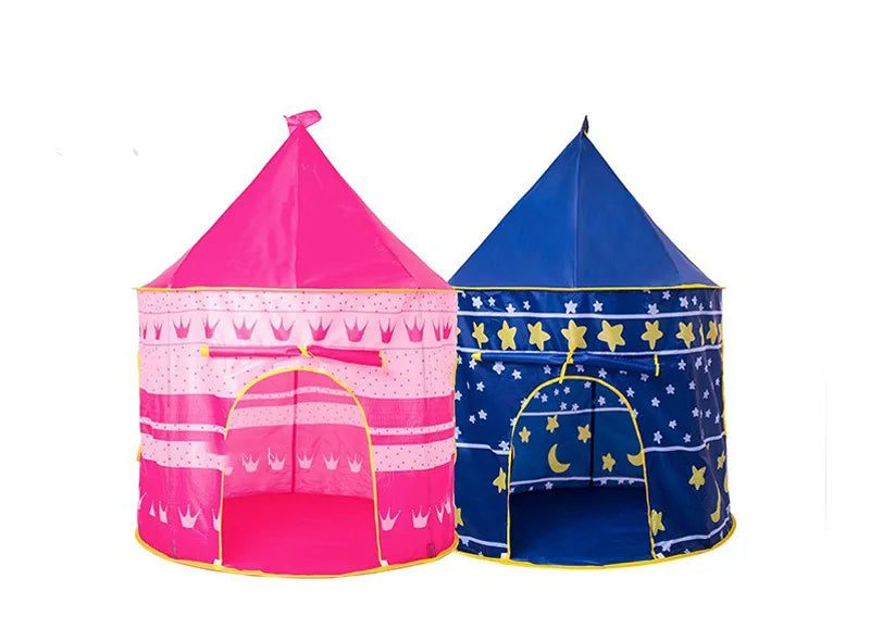 135CM Portable Kids Tent Toys Folding Tents Baby Play House Boys Girls New Cartoon Castle Children Room Decor