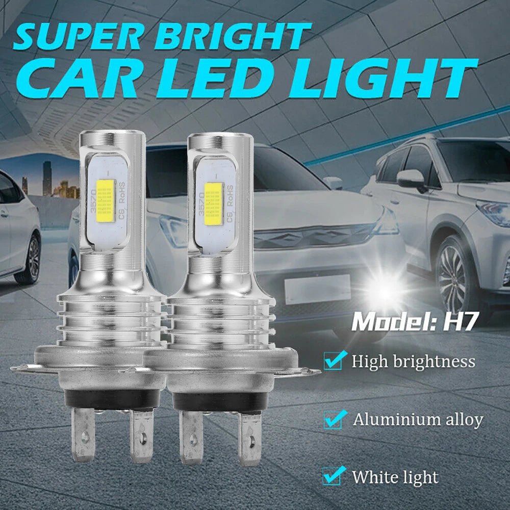 LED H7 20000LM 4300K 8000K 3000K HB3 HB4 9005 9006 H3 H1 H8 H4 H11 H9 Turbo Canbus Led Car Headlight CSP CHIP Fog Light
