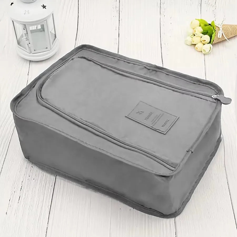 Portable Shoe Bags Travel Holds Multifunction Waterproof Folding Storage High Capacity Shoe Pouch Organizer