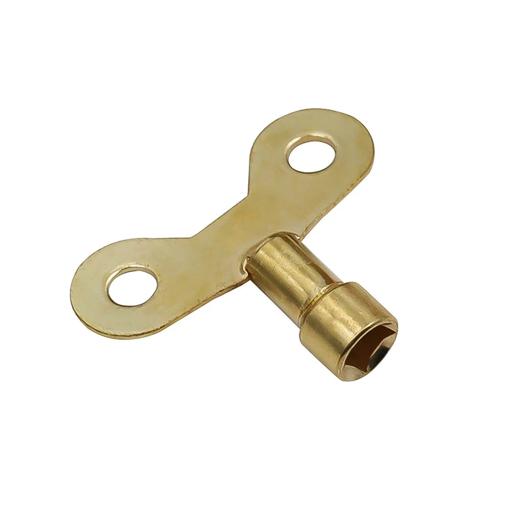 4Pcs Plumbing Hole Faucet Key Radiator Water Valve Tap 6mm Square Socket Special Lock Wrench Iron For Air Valve Plumbing Tool