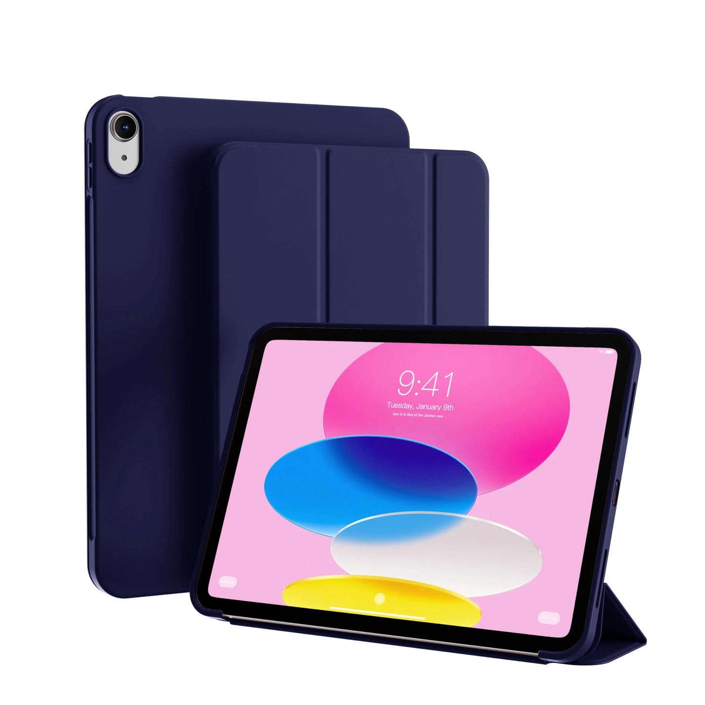 Case for iPad (A16) 11th Generation 11 Inch 2025/10th Generation 10.9 Inch 2022 Magnetic Flip Smart Cover Soft Silicone Shell