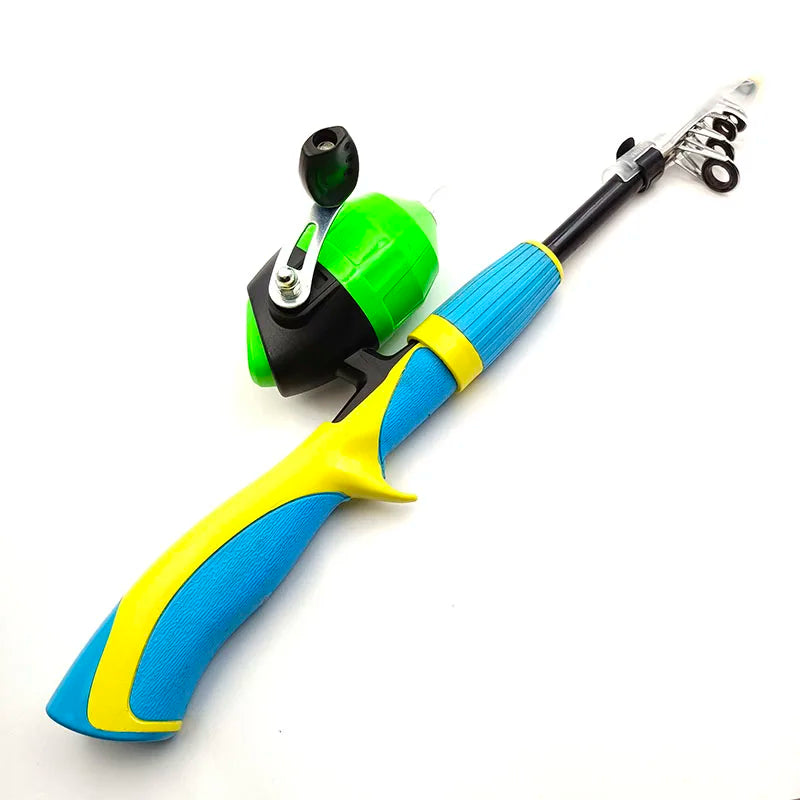 Carbon Fiber Rod Superhard Boat Ice Fly Lure Fishing Rod With High Quality Fishing Reel Fishing Tackle set De Pesca 1.4m Length