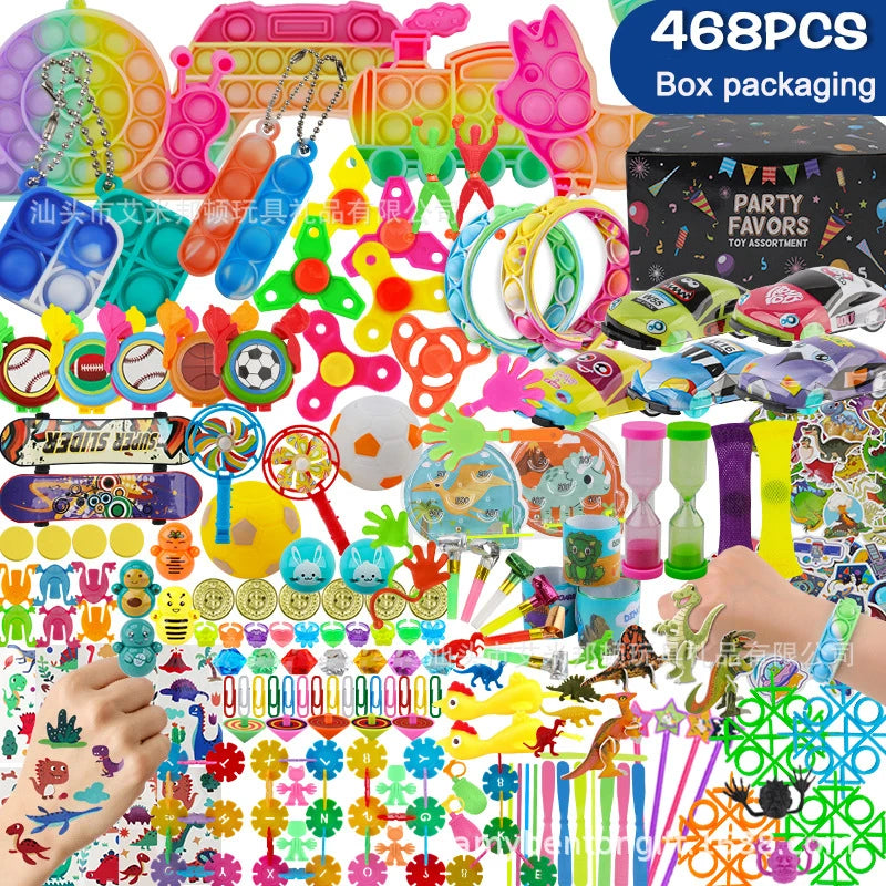 30/200/300PCS Party Favors Toy Assortment Giveaway Pinata Filler Bulk Toys for Kids Birthday Party Present Souvenir Toys Gift
