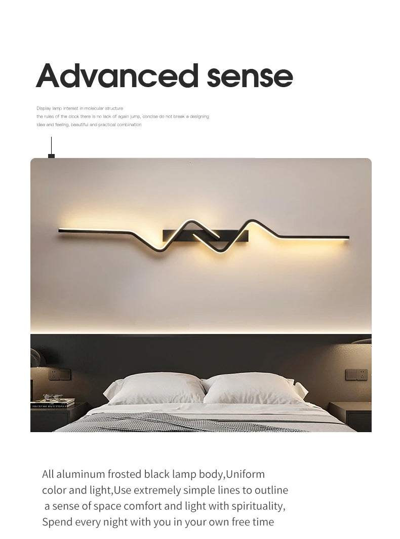 Modern Wall Light Long Decorative Lights Nordic Living Room lights For Wall Corridor Ceiling Light Home Decor Lighting Fixtures