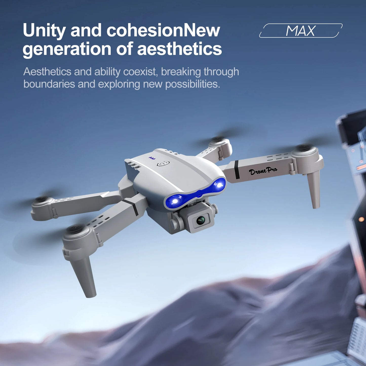 Kid Professional E88 Air Screen Control Drone Wide RC Dron HD 4K Camera Foldable Helicopter Aircraft Quadcopter Drone Gift Toys