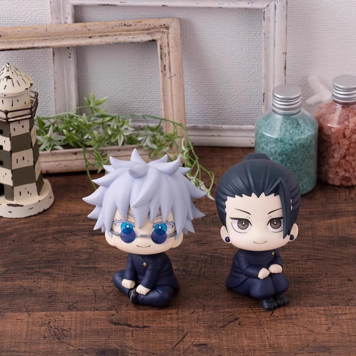Jujutsu Kaisen Gojo Geto Suguru Jujutsu High Figure Doll Palm-Sized Itadori Yuji & Fushiguro Megumi PC Case Decoration Model