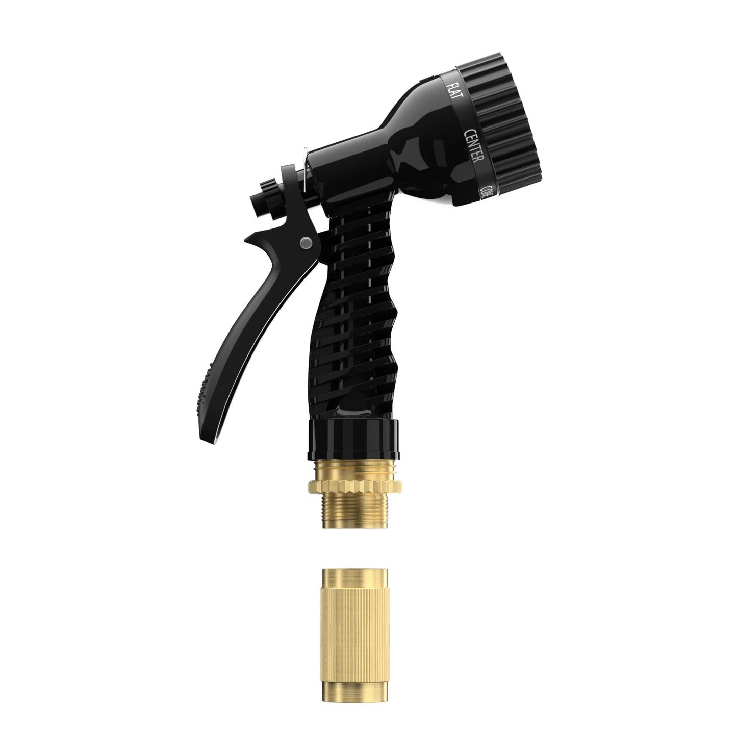 BRIEFNESS Retractable Garden Hose Heavy Duty 3X Flexible Anti Kink Water Pipe 7 Function Nozzle for Car Wash Garden Irrigation