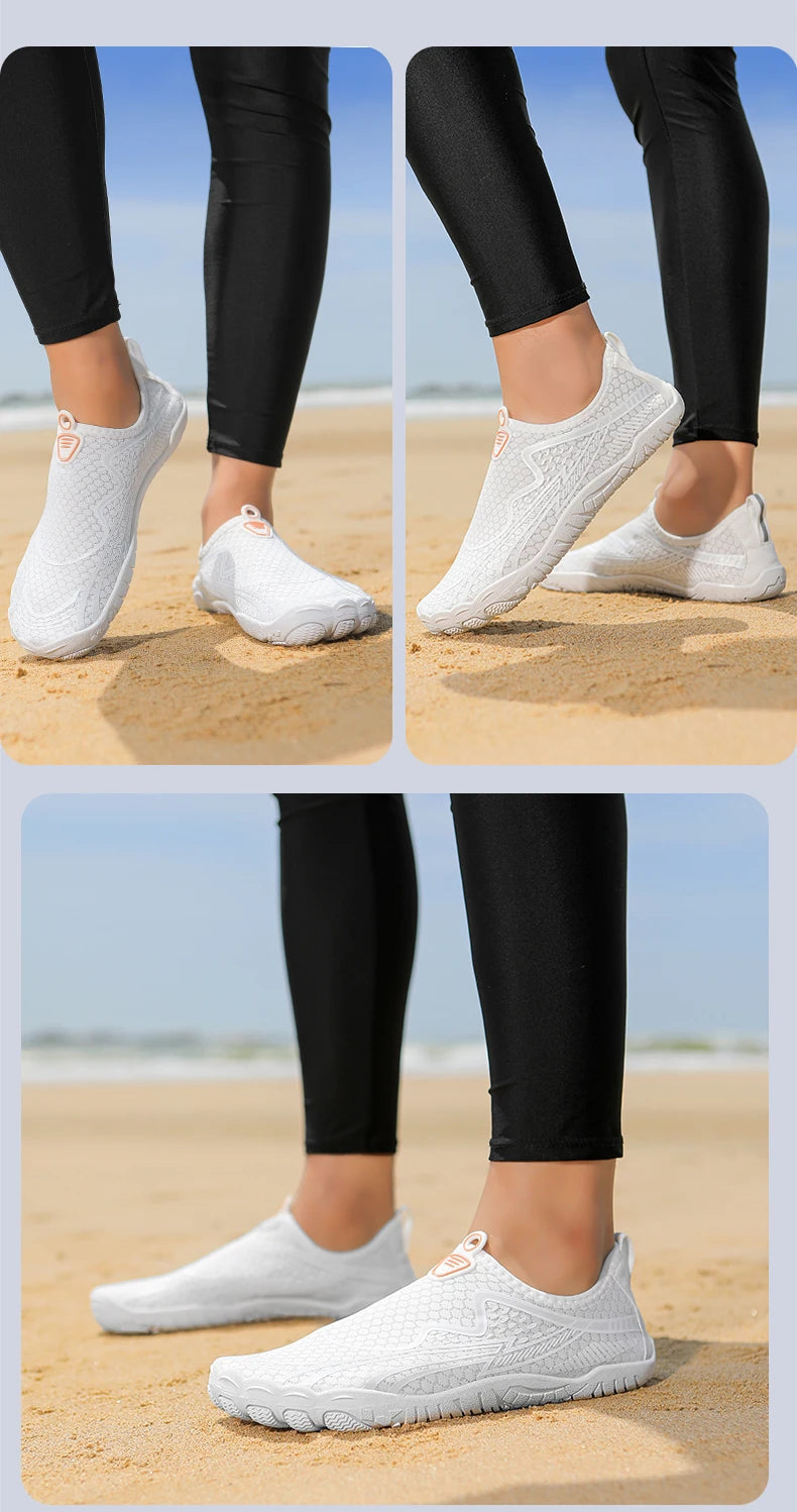 Summer Quick-Drying Beach Water Shoes Unisex Swimming Aqua Slippers Outdoor Activities Surfing on The Sea Five Finger Sandals