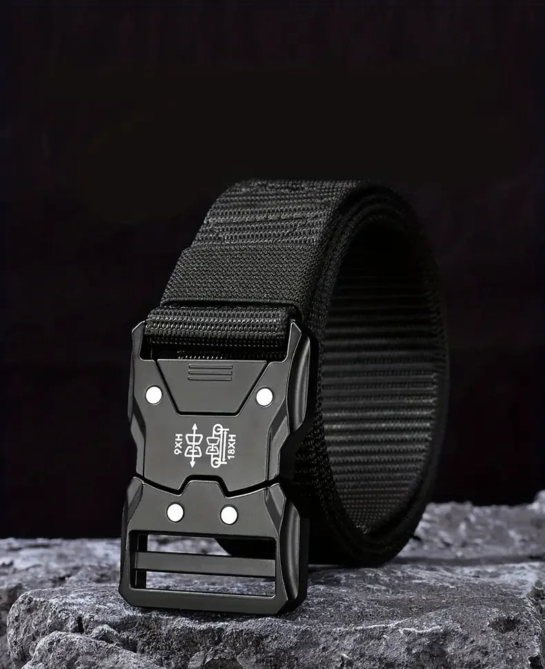 2PC Tactical Waist Belt - Durable Automatic Buckle, Perfect for Outdoor Adventures, Unisex Accessories for Men and Women