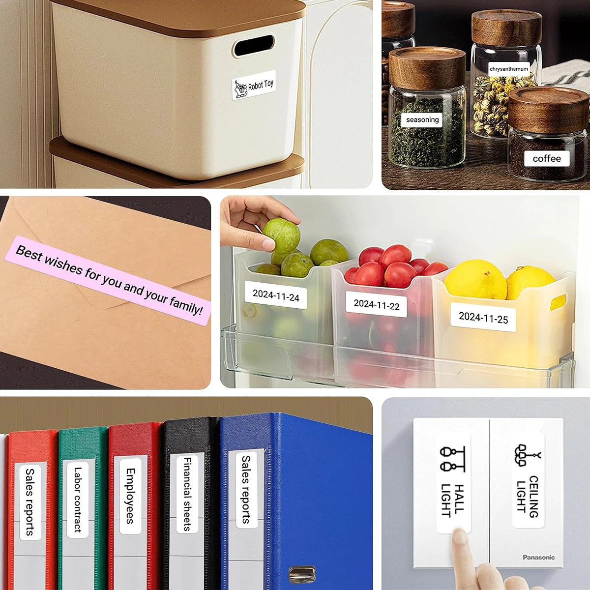 Marklife P15 Mini Portable Label Printer Smart Pocket Printer Thermal Adhesive Sticker Labeling Machine ot 3PK Label Paper NoInk