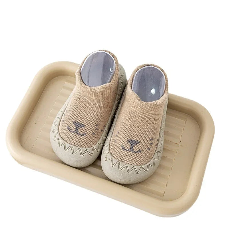 Baby Socks Shoes Infant Cute Cartoon Kids Boy Shoes Soft Rubber Sole Child Floor Sneaker BeBe Booties Toddler Girls First Walker
