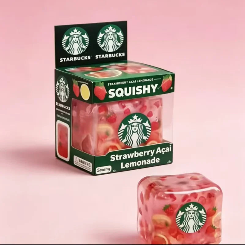 Needoh Nice Cube Dream Drop Jelly Cube Squish Toy Slow Rebound Desktop Ornament Non-toxic Antistress for Adults Kids Relax Gift