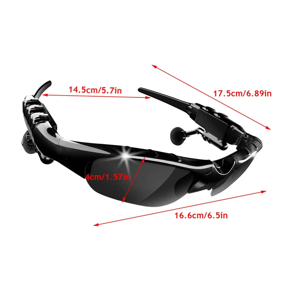 5.0 Stereo Bluetooth Headphones Polarized Sunglasses Outdoor Sports Cycling Audio Glasses Surround Sound Headphones Music & Call