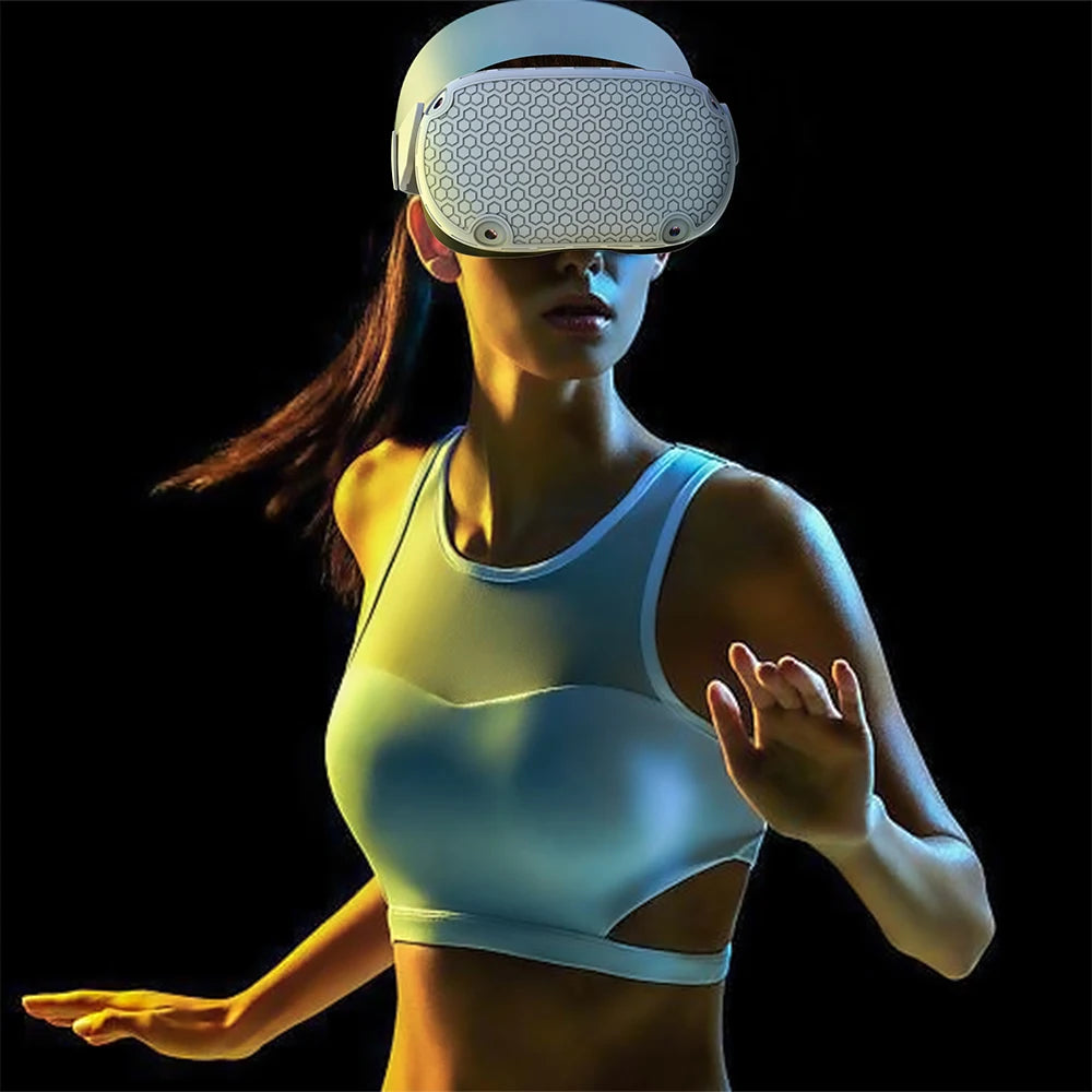 Silicone Protective Cover Shell Case For Oculus Quest 2 VR Headset Head Face Cover Eye Pad Handle Grip Button Cap VR Accessories