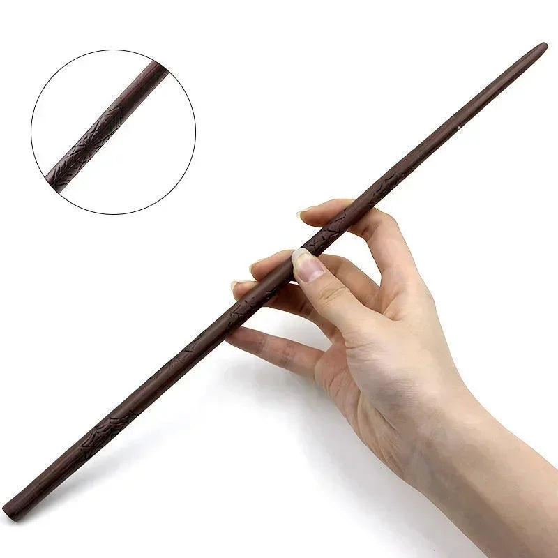 New Anime Cosplay Metal Core Magic Wand Harri Decoration Toy Accessories For Bacchetta Di Plastic Pottee Magic Stick