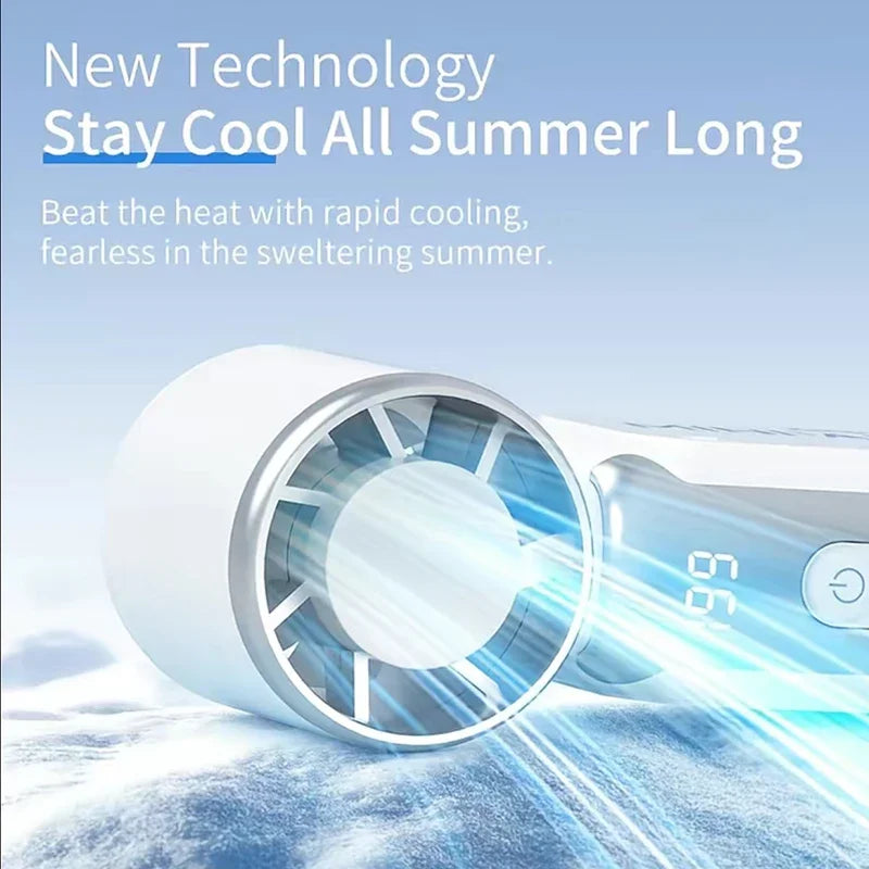 Mini handheld fan, portable small electric fan, USB charging portable pocket fan, suitable for outdoor, travel, and office use