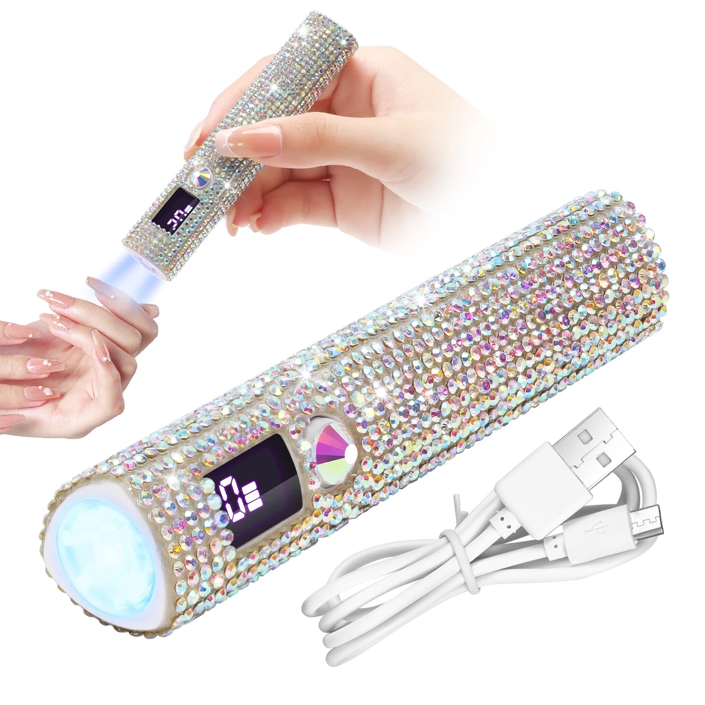Portable Quick Dry Nail Dryer Machine Mini UV LED Nail Lamp For Home Salon Tools Professional Nail Phototherapy Flashlight Pen
