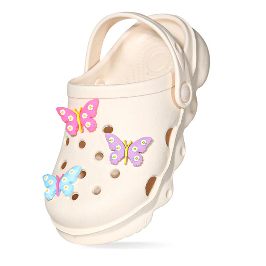 Comfortable and lightweight girls' clogs, can be worn in all seasons, exquisite butterfly shoes,summer hot beach shoes 1214