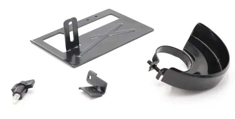 4 Inch Angle Grinder Safety Protective Cover Safety Covers+ Angle Grinder Base Holder Bracket Set for DIY Woodwoking Tools