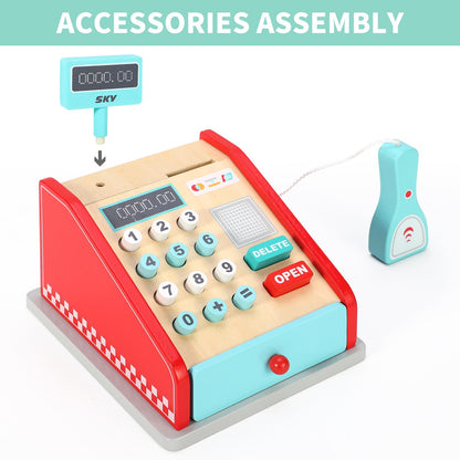 SOKA CASH REGISTER-RED & MINT 0000475