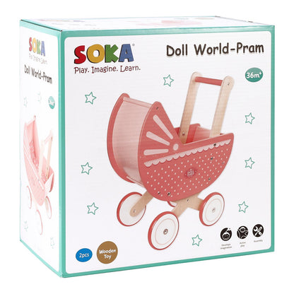SOKA Doll World-Pram 0000470