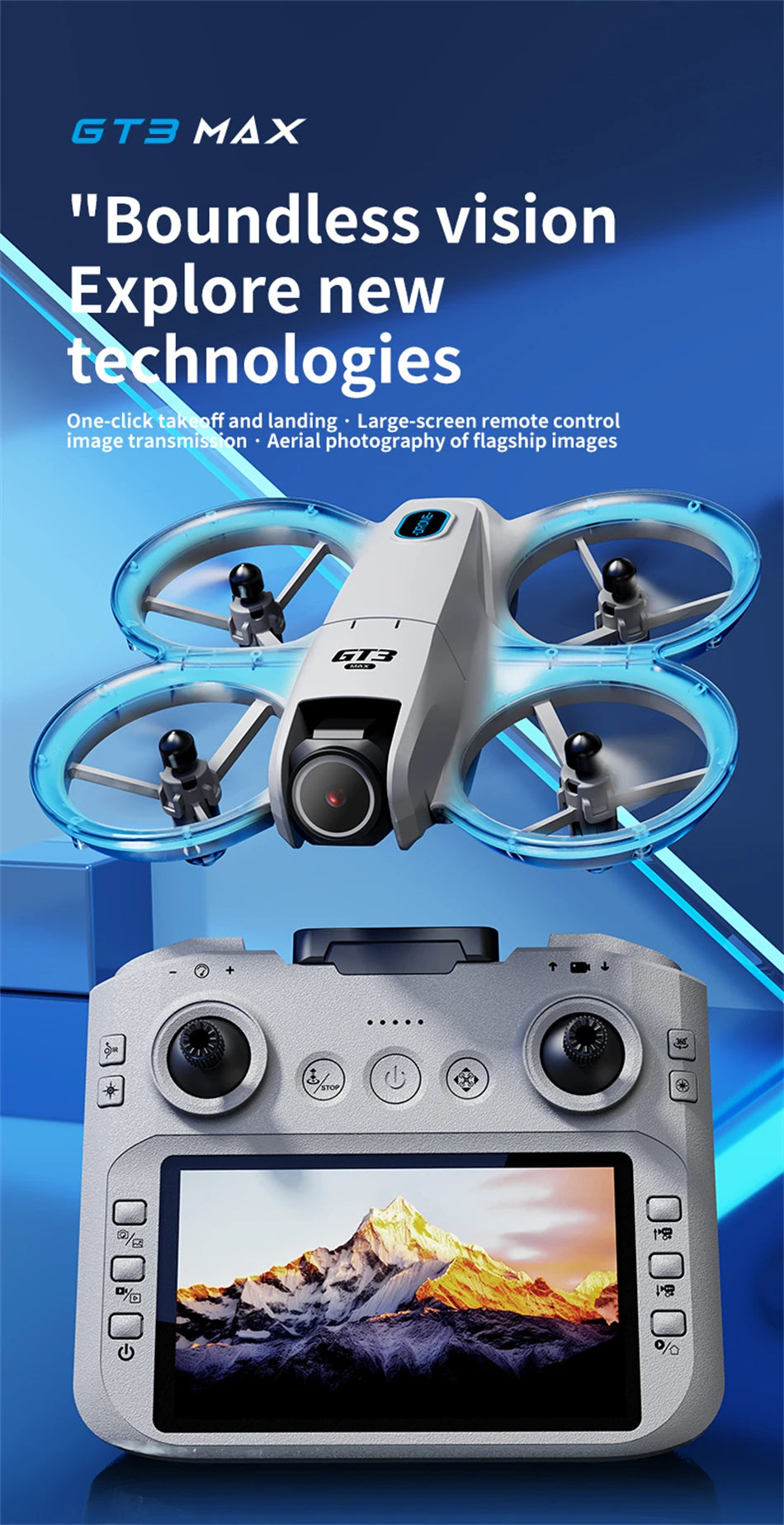 2026 New GT3 Max Drone 8K 5G GPS Professional HD Aerial Photography Remote Control Aircraft HD Dual Camera Quadcopter Toy UAV