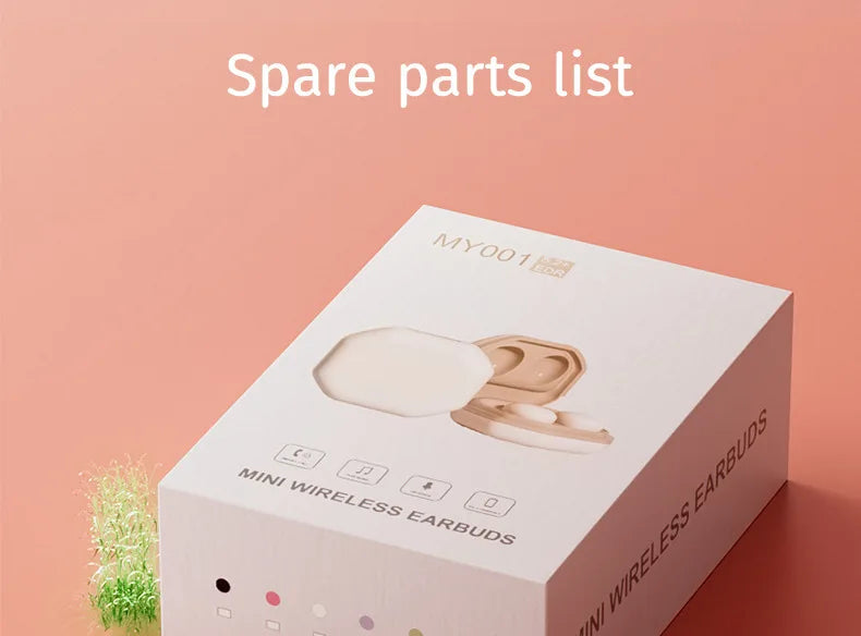 Wireless Earbuds for Sleeping invisible Small Bluetooth Eraphones Mini Comfortable in-Ear Sleep Noise Cancelling TWS Headphones