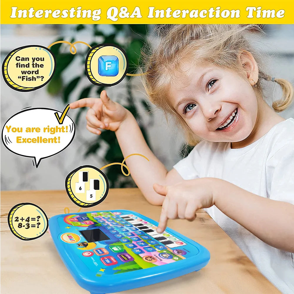 Multi functional early childhood education machine toys, letters, numbers, and music, gifts for boys and girls (no batteries)