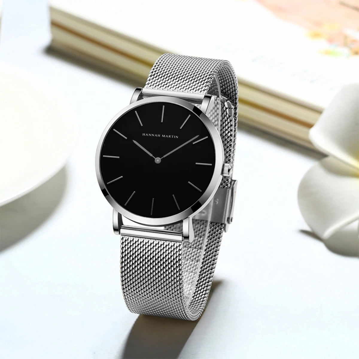 Women Watch Top Brand Dropshipping Japan Quartz Movement 36mm Rose Gold Waterproof Fashionable Nordic Minimalist Ladies Watches
