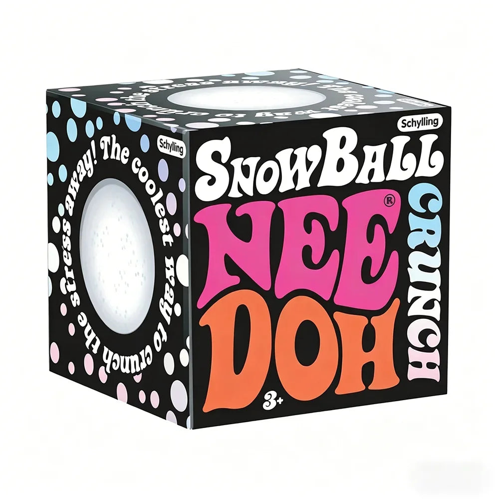Schylling Needoh New Product NeeDoh Snow Ball Crunch Snow Ball Crunch Stress Relief Toy Anti-Anxiety Squeeze Toy Party Prop Gift